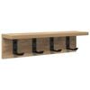 vidaXL &Tau;&omicron;ί&chi;&omicron;&upsilon; &Kappa;&rho;&epsilon;&mu;ά&sigma;&tau;&rho;&alpha; &Epsilon;&pi;&iota;&tau;&omicron;ί&chi;&iota;&omicron; Artisan Oak 40 x 10,5 x 10,5 &epsilon;&kappa;