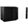 vidaXL Ντουλάπα δικτύου με αποθήκευση Μαύρο 60 x 45 x 65 εκ Ατσάλι