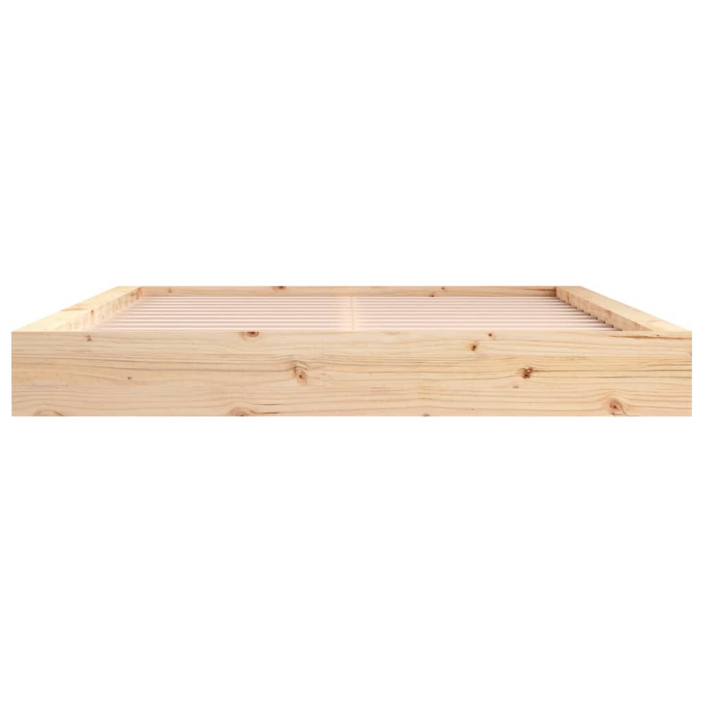 vidaXL Πλαίσιο Κρεβατιού 120 x 200 εκ. από Μασίφ Ξύλο