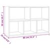 vidaXL Βιβλιοθήκη/Βοηθητικό Ντουλάπι Γκρι Sonoma 50x25x80 εκ Επεξ Ξύλο