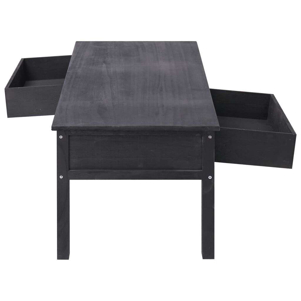 vidaXL Τραπεζάκι Σαλονιού Μαύρο 100 x 50 x 45 εκ. Ξύλινο