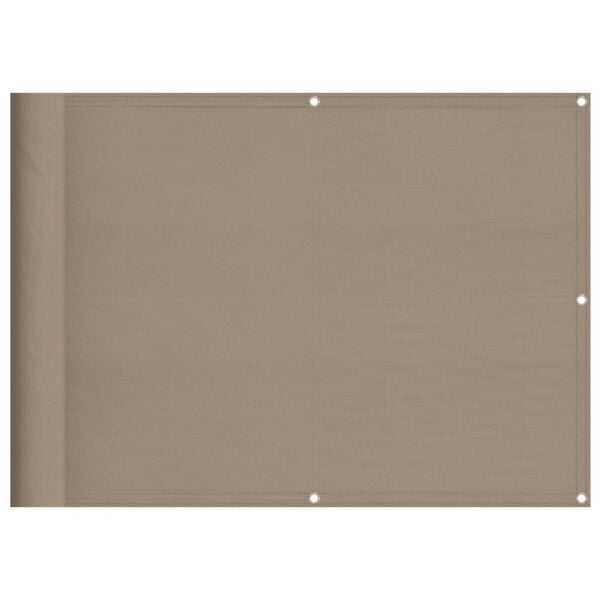 vidaXL &Delta;&iota;&alpha;&chi;&omega;&rho;&iota;&sigma;&tau;&iota;&kappa;ό &Beta;&epsilon;&rho;ά&nu;&tau;&alpha;&sigmaf; Taupe 75x700&epsilon;&kappa; 100% &Pi;&omicron;&lambda;. Ύ&phi;&alpha;&sigma;&mu;&alpha; Oxford