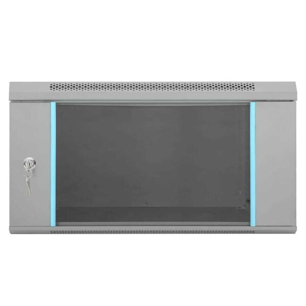 vidaXL Ντουλάπα δικτύου με αποθήκευση Γκρι 60 x 60 x 35 cm Ατσάλι