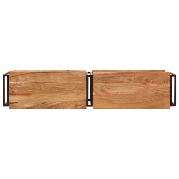 vidaXL Έπιπλο Τηλεόρασης 140 x 30 x 40 εκ. από Μασίφ Ξύλο Ακακίας