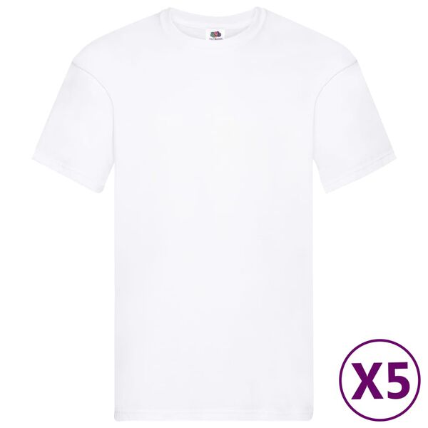 Fruit of the Loom T-shirt Original 5 &tau;&epsilon;&mu;. &Lambda;&epsilon;&upsilon;&kappa;ά S &Beta;&alpha;&mu;&beta;&alpha;&kappa;&epsilon;&rho;ά