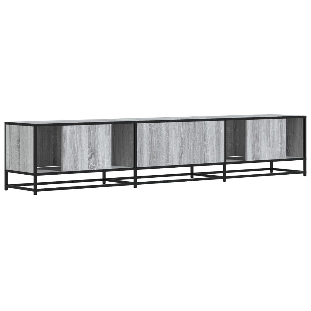 vidaXL Έπιπλο Τηλεόρασης Γκρι Sonoma 210x35x41 εκ. από Επεξεργ. Ξύλο