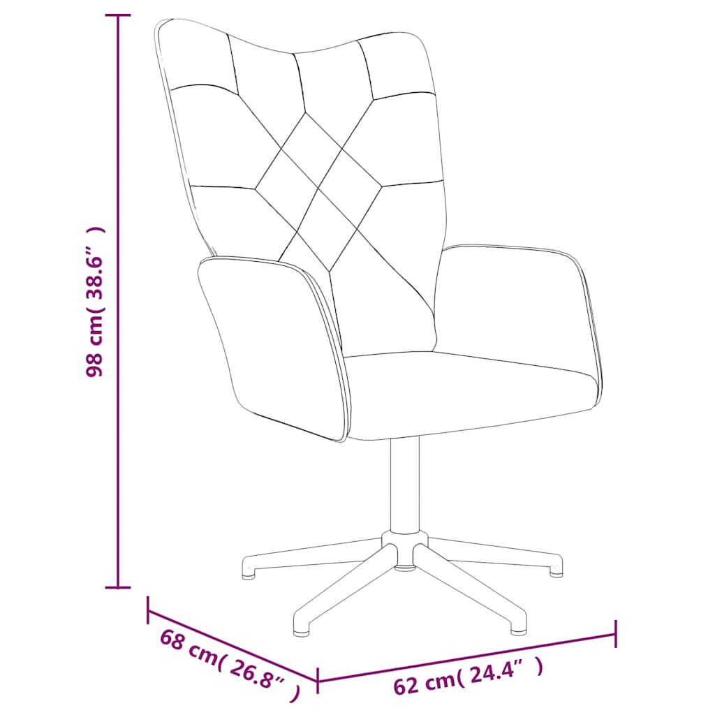 vidaXL Πολυθρόνα Relax Σχέδιο Patchwork Υφασμάτινη
