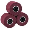 vidaXL Λειαντικοί Ρολοί 3 pcs Κόκκινο 12 x 12 x 10 εκ. Συνθετικές ίνες