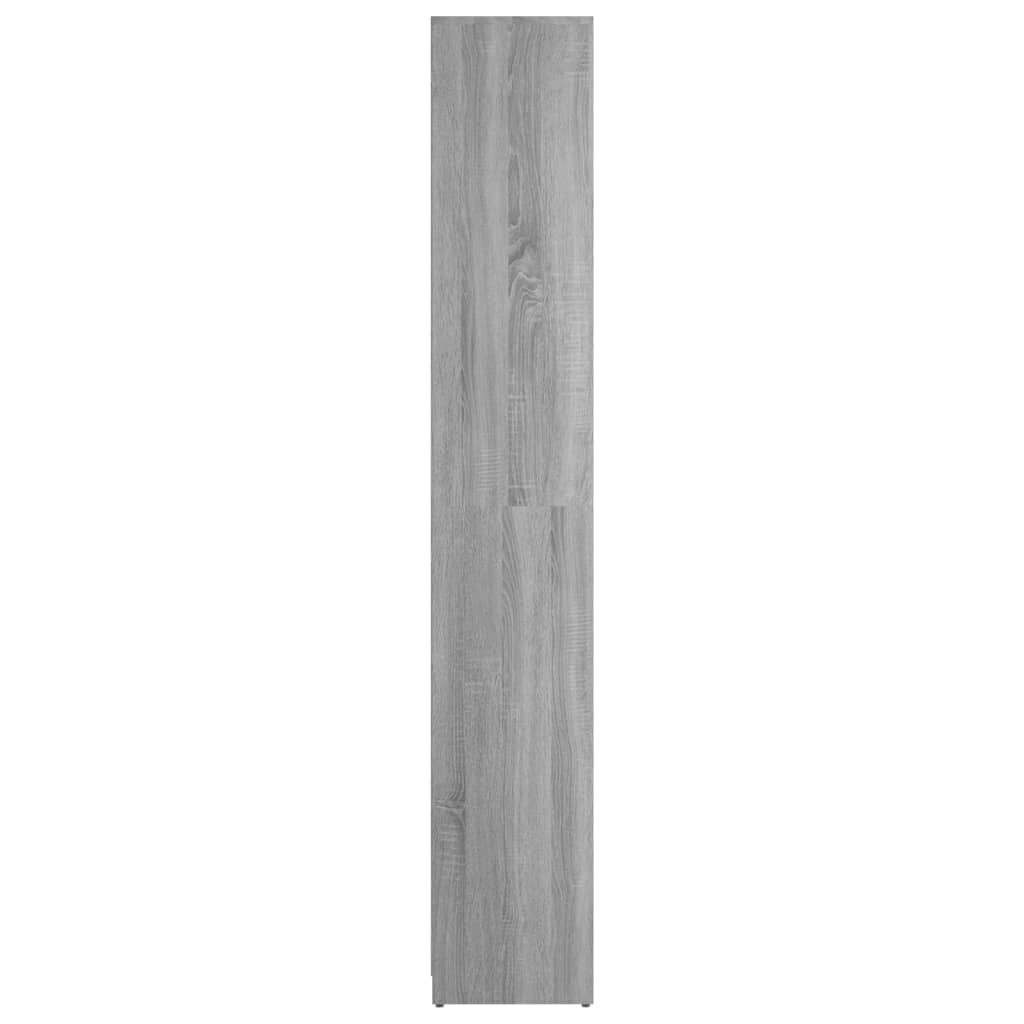 vidaXL Ντουλάπι Μπάνιου Γκρι Sonoma 30x30x183,5 εκ. Επεξεργασμένο Ξύλο
