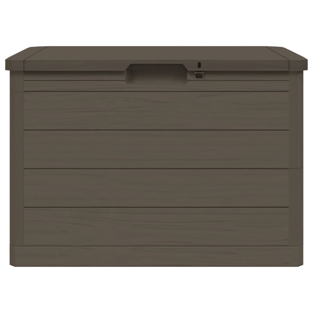 vidaXL Κουτί Μαξιλαριών Εξ Χώρου Καφέ 77,5x44,5x53εκ Πολυπροπυλένιο