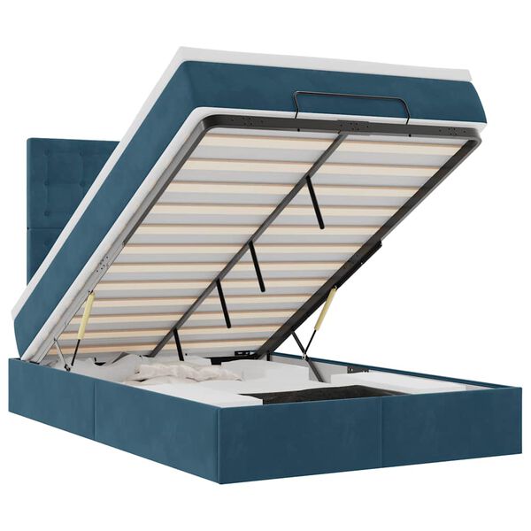 vidaXL &Omicron;&theta;&omega;&mu;&alpha;&nu;&iota;&kappa;ό &kappa;&rho;&epsilon;&beta;ά&tau;&iota; &mu;&epsilon; &sigma;&tau;&rho;ώ&mu;&alpha;&tau;&alpha; & LEDs &Sigma;&kappa;&omicron;ύ&rho;&omicron; &mu;&pi;&lambda;&epsilon; &Beta;&epsilon;&lambda;&omicron;ύ&delta;&omicron;