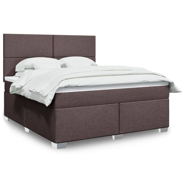vidaXL &Kappa;&rho;&epsilon;&beta;ά&tau;&iota; Boxspring &mu;&epsilon; &Sigma;&tau;&rho;ώ&mu;&alpha; &Sigma;&kappa;&omicron;ύ&rho;&omicron; &Kappa;&alpha;&phi;έ 180x200 &epsilon;&kappa; &Upsilon;&phi;&alpha;&sigma;&mu;ά&tau;&iota;&nu;&omicron;
