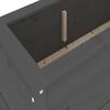 vidaXL Ζαρντινιέρα Υπερυψωμένη 119,5x40x39 εκ. από Μασίφ Ξύλο Πεύκου