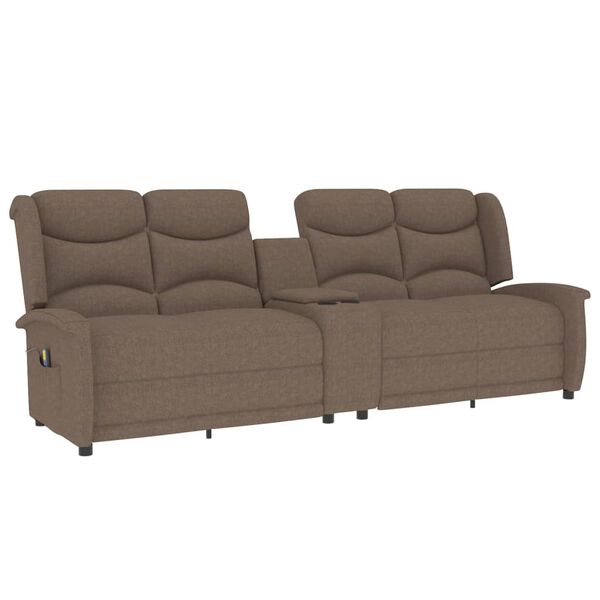 vidaXL &Pi;&omicron;&lambda;&upsilon;&theta;&rho;ό&nu;&alpha; &Mu;&alpha;&sigma;ά&zeta; &Tau;&epsilon;&tau;&rho;&alpha;&theta;έ&sigma;&iota;&alpha; &mu;&epsilon; &Pi;&omicron;&tau;&eta;&rho;&omicron;&theta;ή&kappa;&eta; &Alpha;&nu;&alpha;&kappa;&lambda;&iota;&nu;ό&mu;&epsilon;&nu;&eta; Taupe