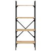 vidaXL Βιβλιοθήκη 4 Επιπέδων Sonoma Δρυς 56x31,5x138,5 εκ. Επεξ. Ξύλο
