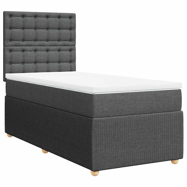 vidaXL &Kappa;&rho;&epsilon;&beta;ά&tau;&iota; Boxspring &mu;&epsilon; &Sigma;&tau;&rho;ώ&mu;&alpha; &Sigma;&kappa;&omicron;ύ&rho;&omicron; &Gamma;&kappa;&rho;&iota; 80x200 &epsilon;&kappa;. &Upsilon;&phi;&alpha;&sigma;&mu;ά&tau;&iota;&nu;&omicron;