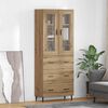 vidaXL Highboard &mu;&epsilon; &sigma;&upsilon;&rho;&tau;ά&rho;&iota; 2 pcs Artisan Oak &Epsilon;&pi;&epsilon;&xi;&epsilon;&rho;&gamma;&alpha;&sigma;&mu;έ&nu;&omicron; &xi;ύ&lambda;&omicron;