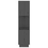 vidaXL Βιβλιοθήκη/Διαχωριστικό Χώρου Γκρι 51x25x101 εκ. Μασίφ Πεύκο