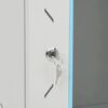 vidaXL Καμπίνα Δικτύου 15U 19" IP20 Γκρι 60x45x86 εκ.