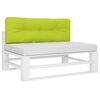 vidaXL Μαξιλάρι Παλέτας Αν. Πράσινο 120 x 40 x 12 εκ. Υφασμάτινο