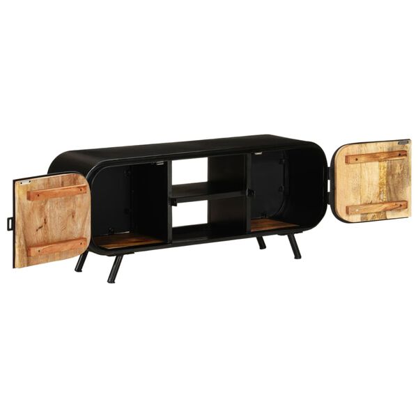 vidaXL Έπιπλο Τηλεόρασης 110 x 30 x 45 εκ. από Ακατέργαστο Ξύλο Μάνγκο