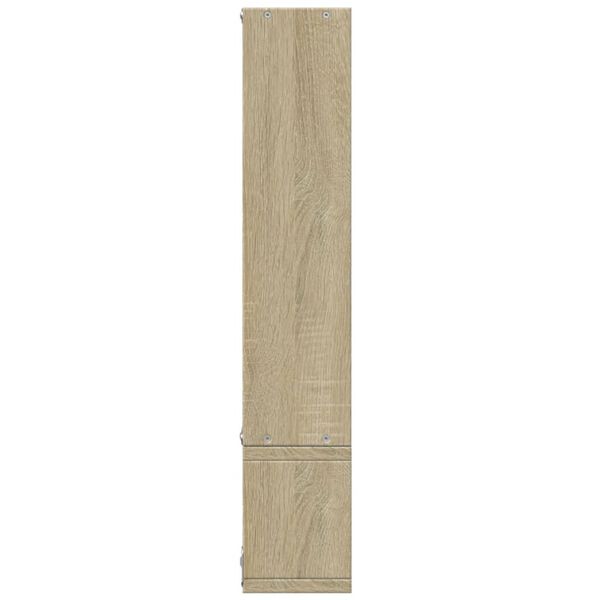 vidaXL Ραφιέρα Τοίχου Sonoma Δρυς 96x12x64 εκ. από Επεξεργασμένο Ξύλο