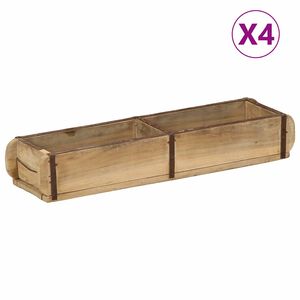 vidaXL &Delta;ί&sigma;&kappa;&omicron;&sigmaf; 4 pcs &Kappa;&alpha;&phi;έ 57 x 15 x 9 &epsilon;&kappa; &Sigma;&tau;&epsilon;&rho;&epsilon;ό &Alpha;&nu;&alpha;&kappa;&tau;&eta;&theta;έ&nu; &Xi;ύ&lambda;&omicron;
