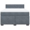 vidaXL &Kappa;&rho;&epsilon;&beta;ά&tau;&iota; Boxspring &mu;&epsilon; &Sigma;&tau;&rho;ώ&mu;&alpha; &Sigma;&kappa;&omicron;ύ&rho;&omicron; &Gamma;&kappa;&rho;&iota; 140x200 &epsilon;&kappa;. &Beta;&epsilon;&lambda;&omicron;ύ&delta;&iota;&nu;&omicron;