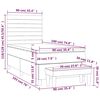 vidaXL &Kappa;&rho;&epsilon;&beta;ά&tau;&iota; Boxspring &mu;&epsilon; &Sigma;&tau;&rho;ώ&mu;&alpha; &Sigma;&kappa;&omicron;ύ&rho;&omicron; &Mu;&pi;&lambda;&epsilon; 90x190 &epsilon;&kappa;. &Beta;&epsilon;&lambda;&omicron;ύ&delta;&iota;&nu;&omicron;