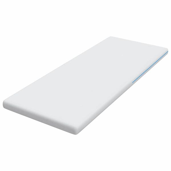 vidaXL &Sigma;&tau;&rho;ώ&mu;&alpha; &epsilon;&pi;&iota;&kappa;ά&lambda;&upsilon;&psi;&eta;&sigmaf; &Lambda;&epsilon;&upsilon;&kappa;ό 80 x 200 cm &Upsilon;&phi;&alpha;&sigma;&mu;&alpha; Jacquard