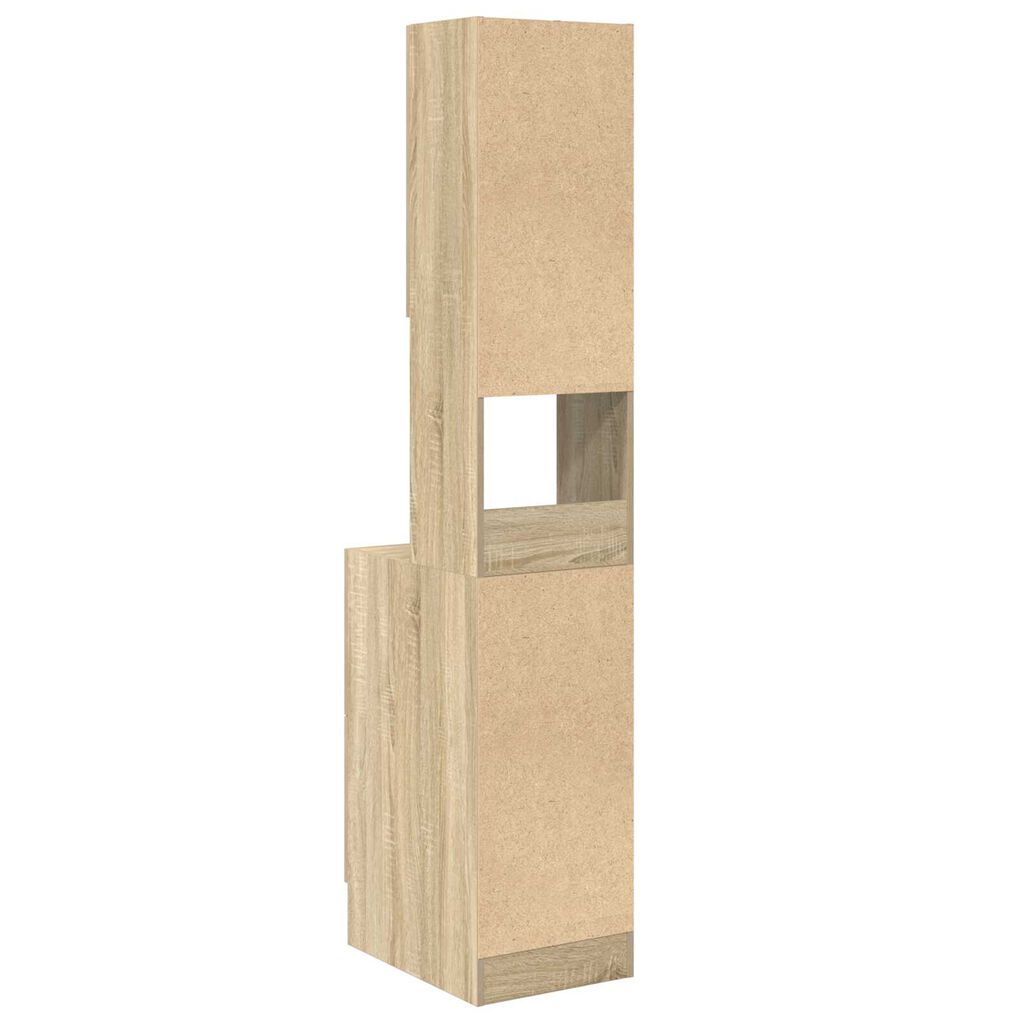 vidaXL Ντουλάπα Κουζίνας Μπεζ 35 x 50 x 180 εκ. Επεξεργασμένο ξύλο