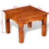 vidaXL Τραπεζάκι Σαλονιού 60x60x45 εκ. από Μασίφ Ξύλο