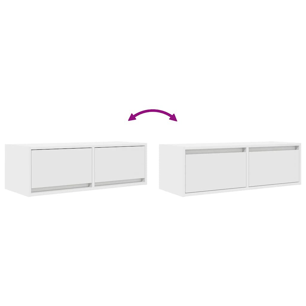 vidaXL Έπιπλα Τηλεόρασης 2 τεμ. 80x31x25,5 εκ. Επεξεργασμένο Ξύλο