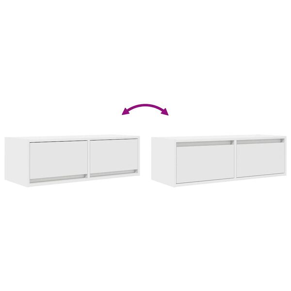 vidaXL Έπιπλα Τηλεόρασης 2 τεμ. 80x31x25,5 εκ. Επεξεργασμένο Ξύλο