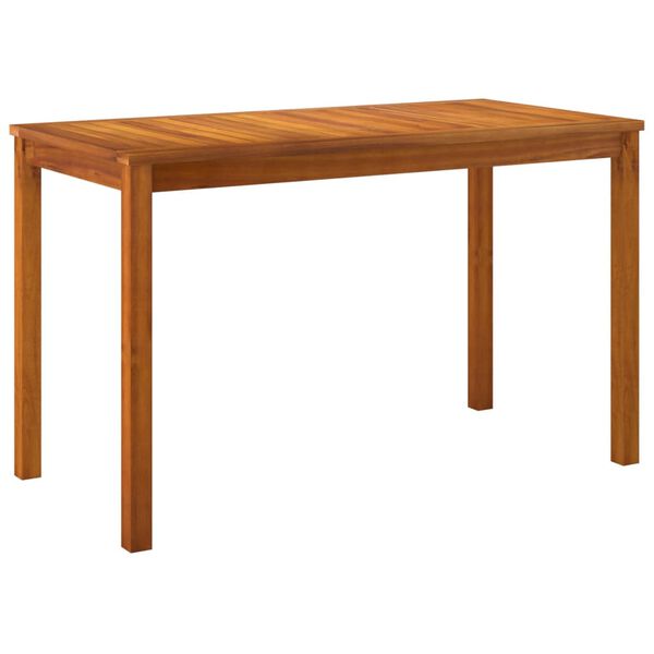 vidaXL Τραπέζι Κήπου 110 x 55 x 67 εκ. από Μασίφ Ξύλο Ακακίας