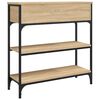 vidaXL Τραπέζι Κονσόλα Sonoma Δρυς 72,5x25x75 εκ. Επεξεργασμένο Ξύλο