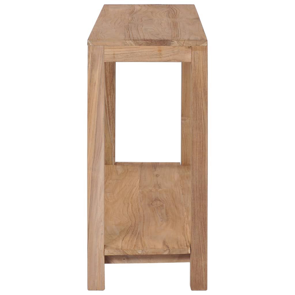 vidaXL Τραπέζι Κονσόλα 120 x 35 x 75 εκ. από Μασίφ Ξύλο Teak