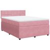 vidaXL &Kappa;&rho;&epsilon;&beta;ά&tau;&iota; Boxspring &mu;&epsilon; &Sigma;&tau;&rho;ώ&mu;&alpha; &Rho;&omicron;&zeta; 140x190 &epsilon;&kappa;. &Beta;&epsilon;&lambda;&omicron;ύ&delta;&iota;&nu;&omicron;