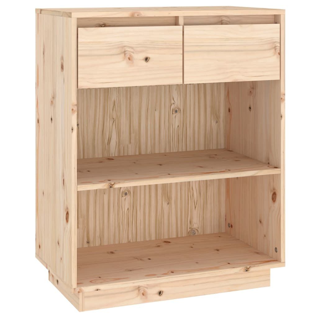 vidaXL Ντουλάπι Κονσόλα 60 x 34 x 75 εκ. από Μασίφ Ξύλο Πεύκου