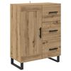 vidaXL Highboard &mu;&epsilon; &sigma;&upsilon;&rho;&tau;ά&rho;&iota; 2 pcs Artisan Oak 69,5 x 34 x 180 &epsilon;&kappa;.
