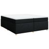vidaXL &Kappa;&rho;&epsilon;&beta;ά&tau;&iota; Boxspring &mu;&epsilon; &Sigma;&tau;&rho;ώ&mu;&alpha; &Mu;&alpha;ύ&rho;&omicron; 200x200 &epsilon;&kappa;. &Upsilon;&phi;&alpha;&sigma;&mu;ά&tau;&iota;&nu;&omicron;