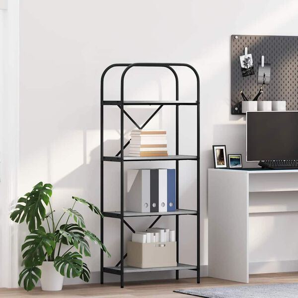 vidaXL &Rho;ά&phi;&iota; &Beta;&iota;&beta;&lambda;ί&omega;&nu; &Gamma;&kappa;&rho;ί&zeta;&omicron; &Sigma;&omicron;&nu;&omicron;&mu;&alpha; 60 x 30 x 146 &epsilon;&kappa; &Epsilon;&pi;&epsilon;&xi;&epsilon;&rho;&gamma;&alpha;&sigma;&mu;έ&nu;&omicron; &xi;ύ&lambda;&omicron;