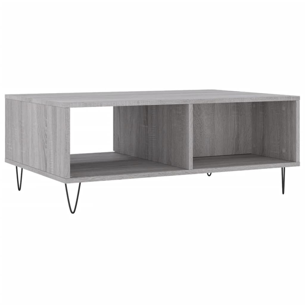 vidaXL Τραπεζάκι Σαλονιού Γκρι Sonoma 90x60x35 εκ. Επεξεργασμένο Ξύλο