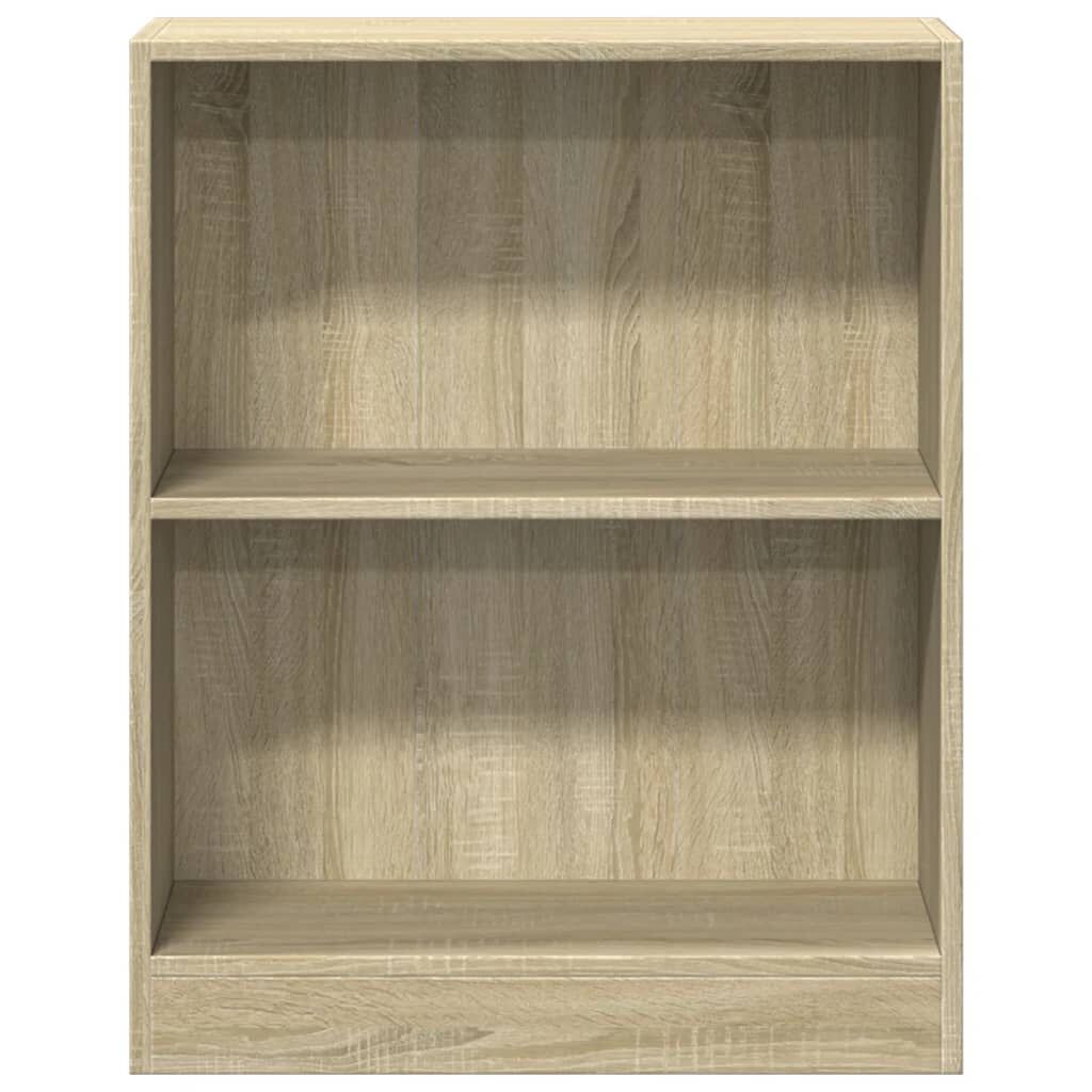 vidaXL Βιβλιοθήκη Sonoma Δρυς 60 x 24 x 76 εκ. Επεξεργασμένο Ξύλο