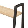 vidaXL Ραφιέρα 4 Επιπέδων Ανοιχτό Καφέ & Μαύρο 56 x 35 x 140 εκ.