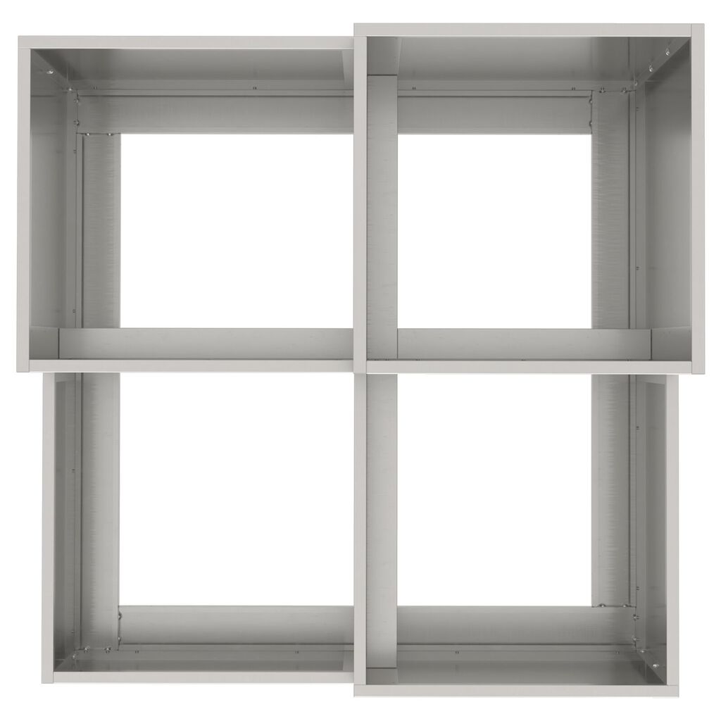 vidaXL Κηποτεία 80x80x60 εκ Ανοξείδωτο ατσάλι
