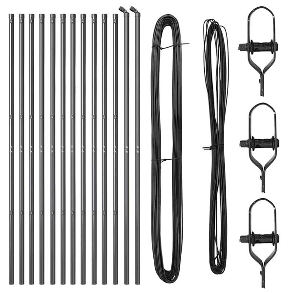 vidaXL &Sigma;&tau;ύ&lambda;&omicron;&sigmaf; &Pi;&epsilon;&rho;&iota;&phi;&rho;ά&xi;&epsilon;&omega;&nu; 13 pcs &Gamma;&kappa;&rho;&iota; &Alpha;&tau;&sigma;ά&lambda;&iota;