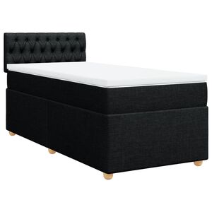 vidaXL &Kappa;&rho;&epsilon;&beta;ά&tau;&iota; Boxspring &mu;&epsilon; &Sigma;&tau;&rho;ώ&mu;&alpha; &Mu;&alpha;ύ&rho;&omicron; 80 x 200 &epsilon;&kappa;. &Upsilon;&phi;&alpha;&sigma;&mu;ά&tau;&iota;&nu;&omicron;