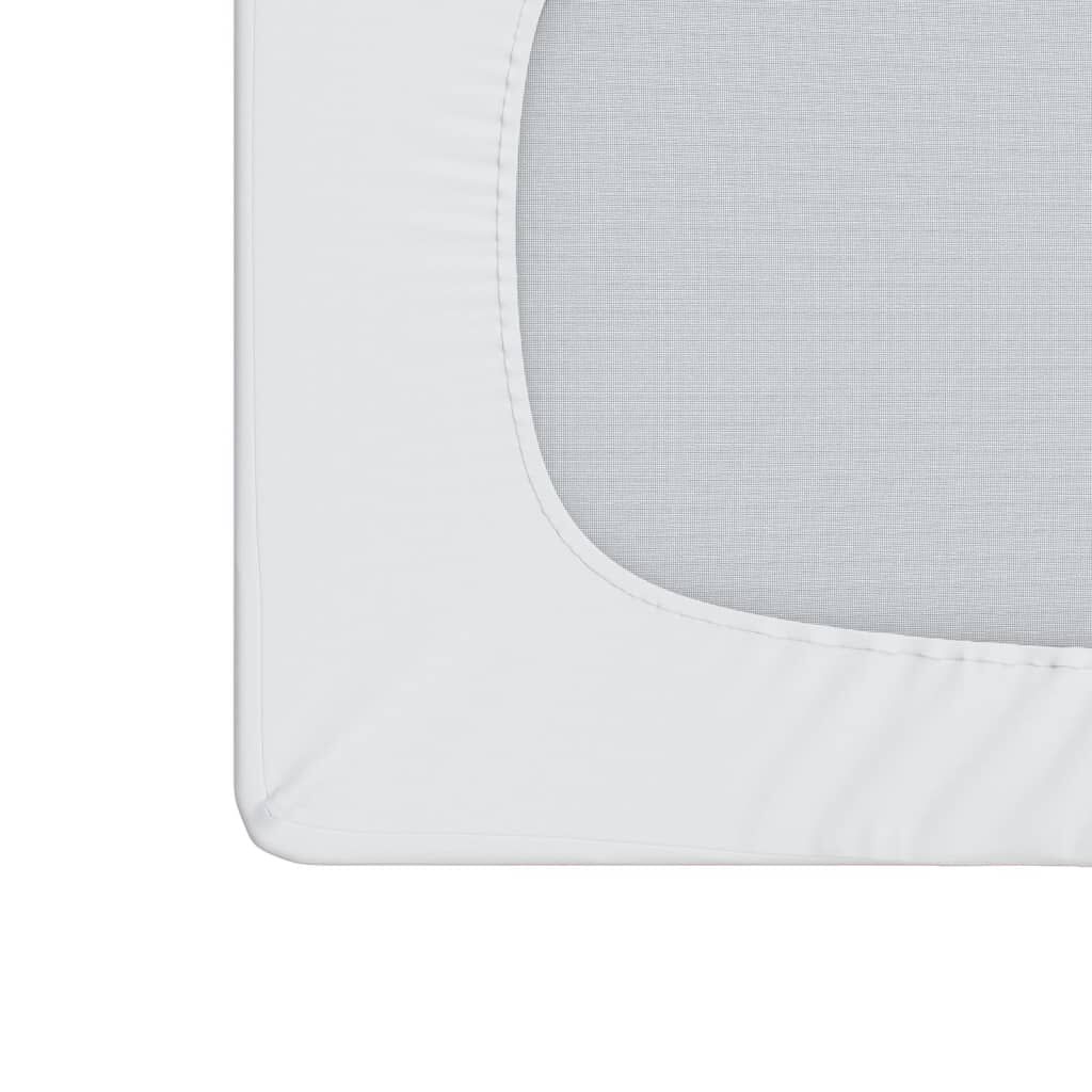 vidaXL Προστατευτικό στρώματος Λευκό 120x220 εκ. Αδιάβροχο