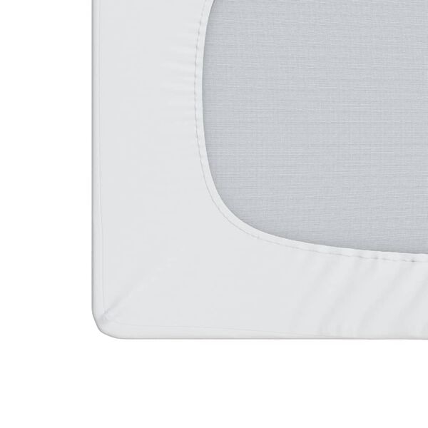 vidaXL Προστατευτικό στρώματος Λευκό 120x220 εκ. Αδιάβροχο